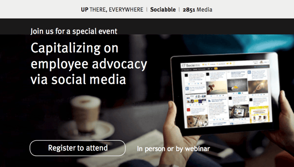 Social Media & Employee Advocacy Webinar and Demo
